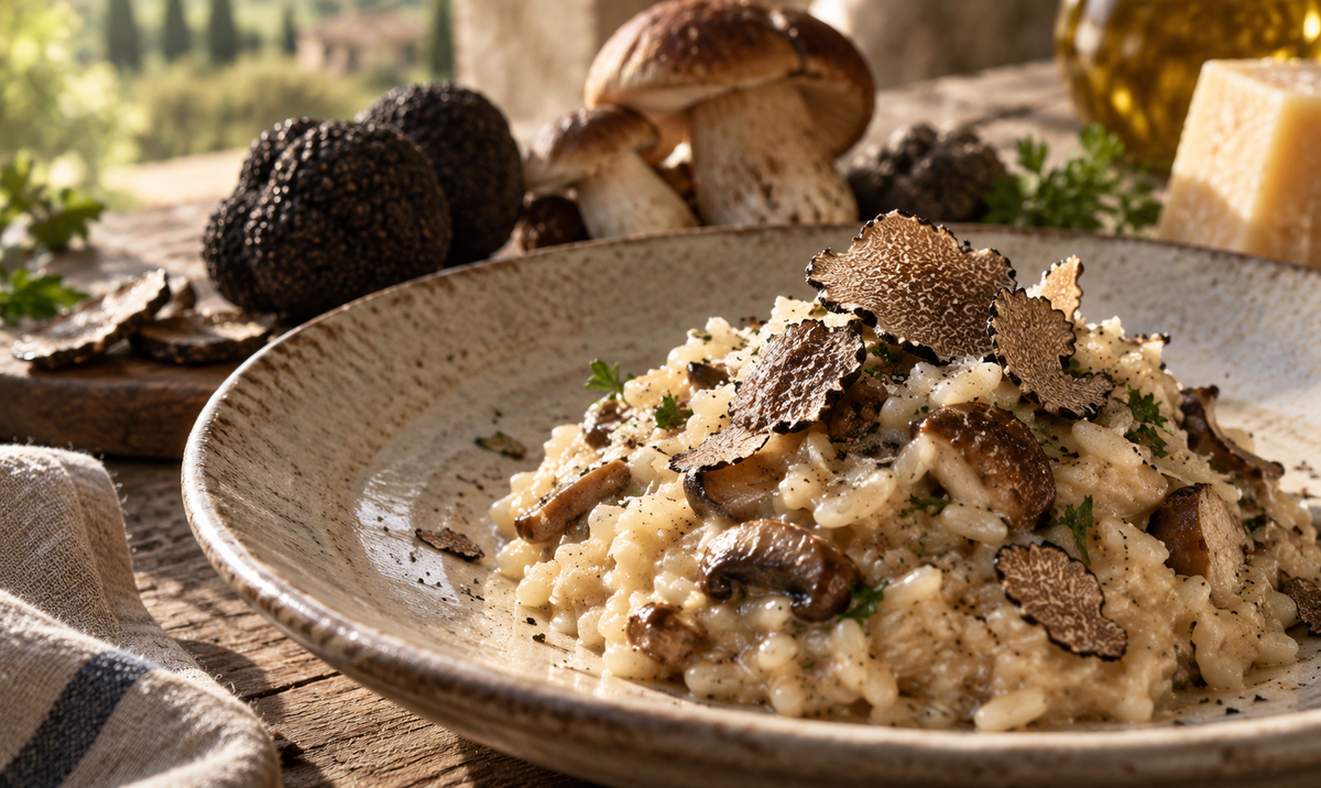 Risotto Porcini & Truffle + Shaved Fresh Truffle
