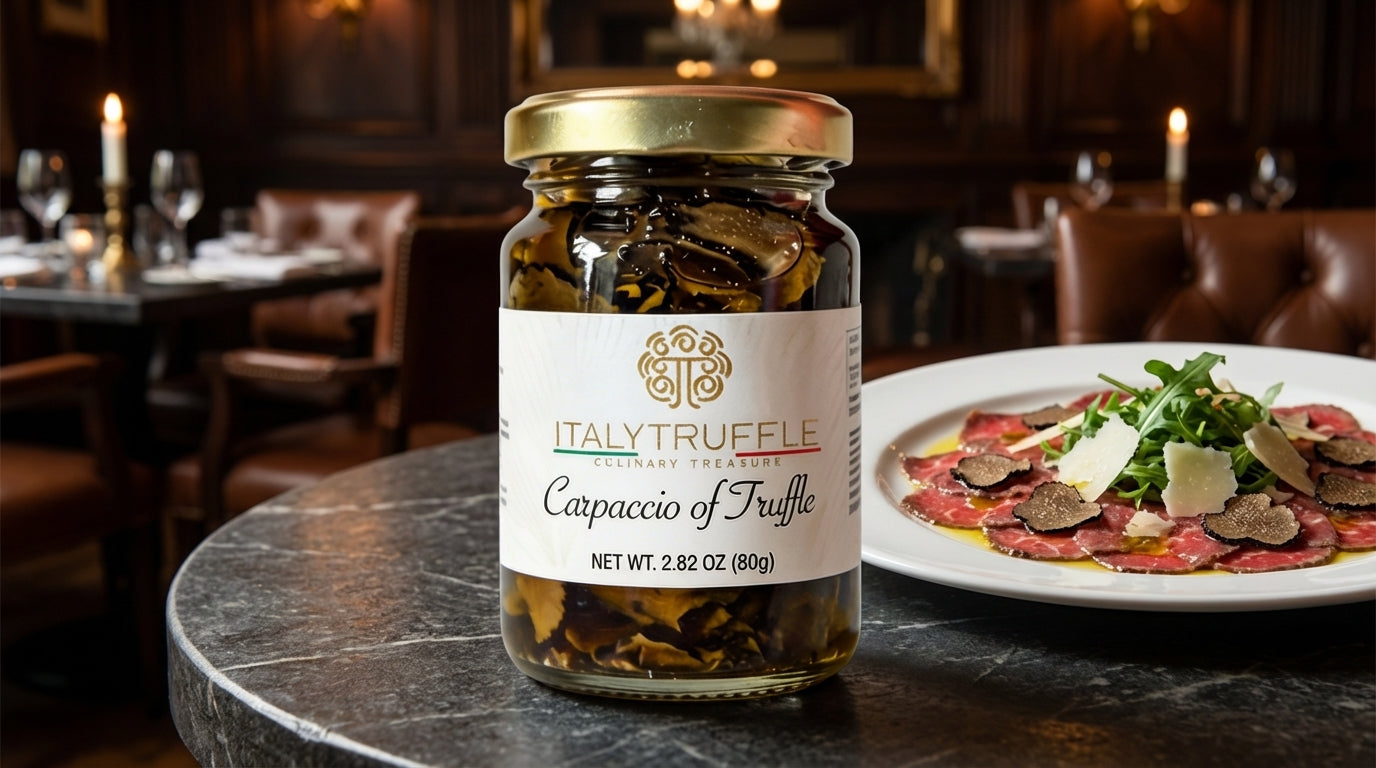 Carpaccio of Truffle – Summer Truffle Slices in Extra Virgin Olive Oil