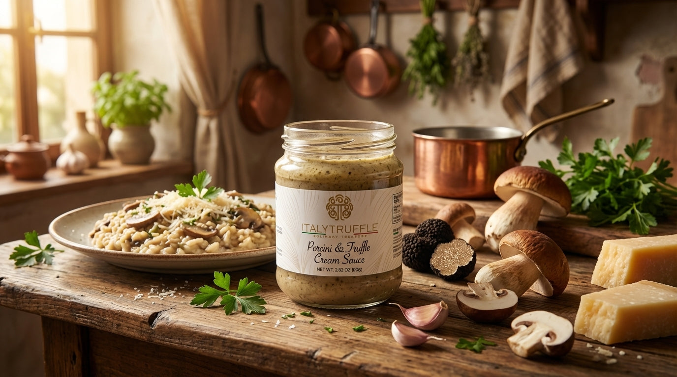 Porcini & Truffle Cream Sauce